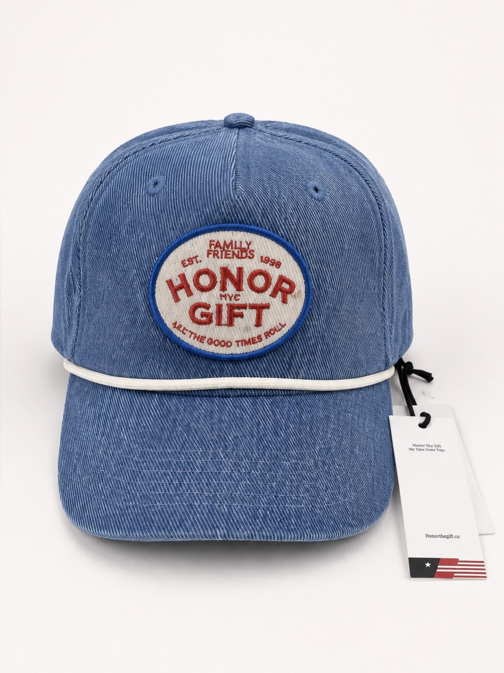 NWT Honor The Gift Hat Men's OS Adjustable Los Angeles Blue Rope Snapback Cap